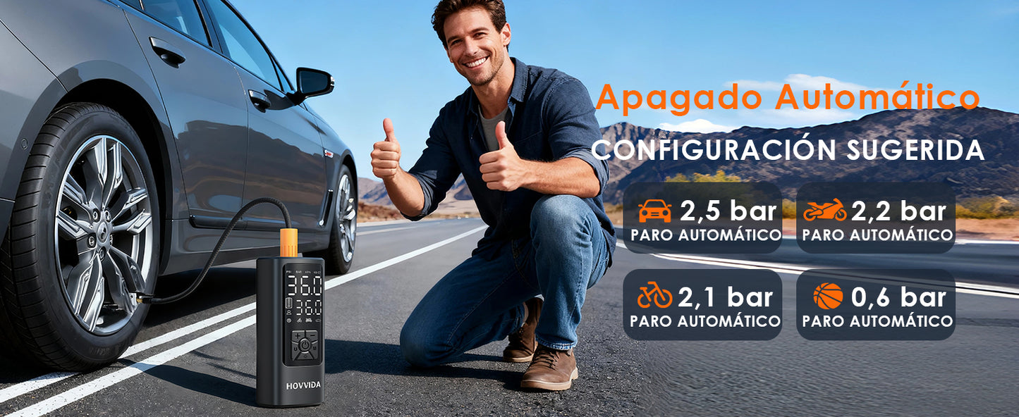 AirPump Pro JN-058™ – Inflador Portátil Automático 150 PSI